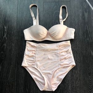 Pink Aerie Swim Set